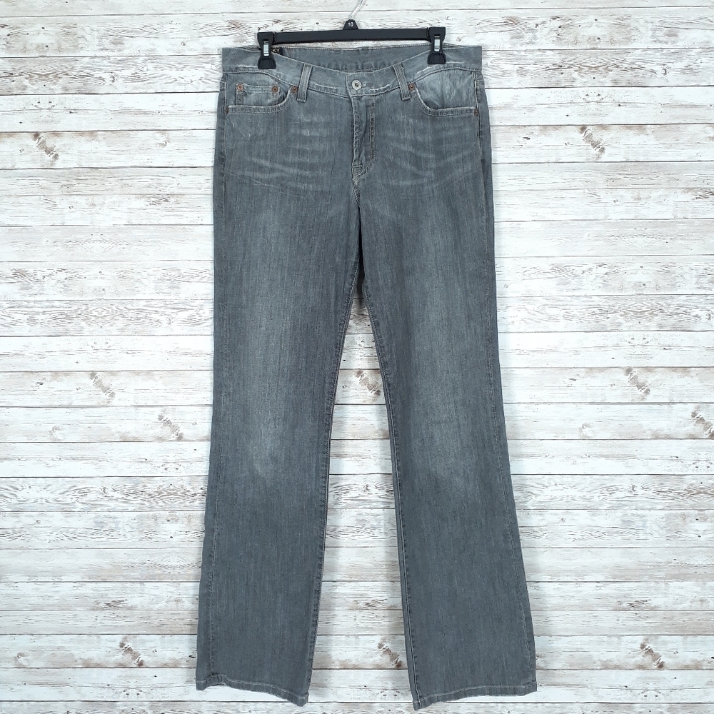 Lucky Brand Womens Jeans Sz 10 Bootcut Gray 922